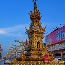 Golden Clock Tower of Chiang Rai